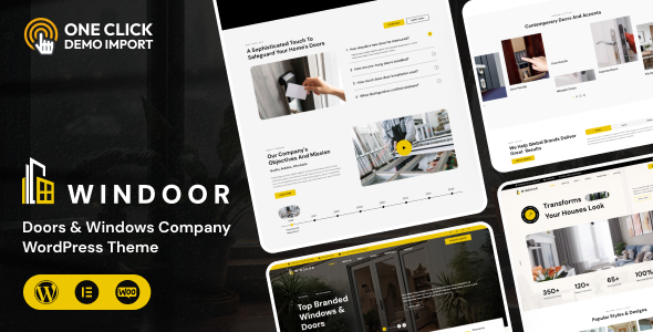Windoor - Doors & Windows Company WordPress Theme Logo